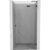 Mexen Lunar L sprchové dvere otočné pravé 85 cm, číre, gun metal - 834L-085-000-95-00-P