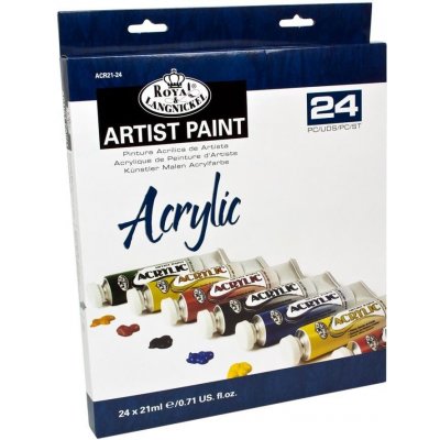 Set akrylových farieb Royal & Langnickel 24 x 21 ml