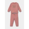 Detská tepláková súprava z bavlny Calvin Klein Jeans IN0IN00288.G.PPYA ružová 86