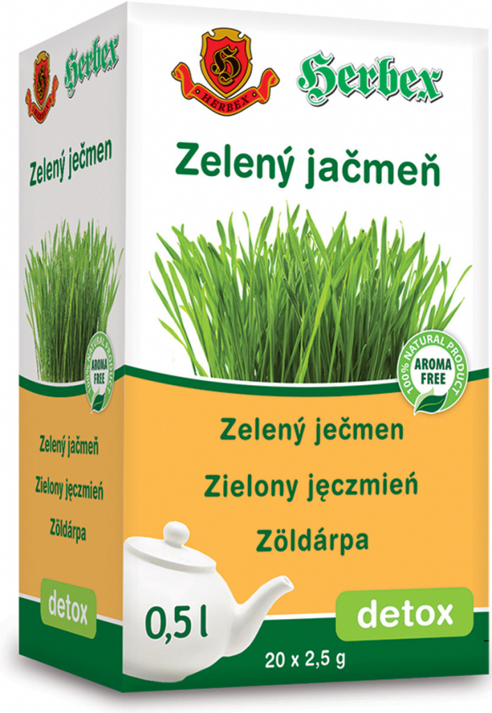 Herbex zelený Jačmeň 20 x 2,5 g