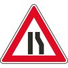 Dopravná značka – Zúžená vozovka sprava