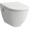 WC s bidetom závesné Laufen Navia mat so zadným odpadom H8206017570001