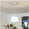 Brilagi - LED luster na lanku CERIA 1xE27/40W/230V pr. 25 cm biela EG300171+EG781032 + záruka 3 roky zadarmo