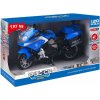 Motorka polícia s efektmi 18cm