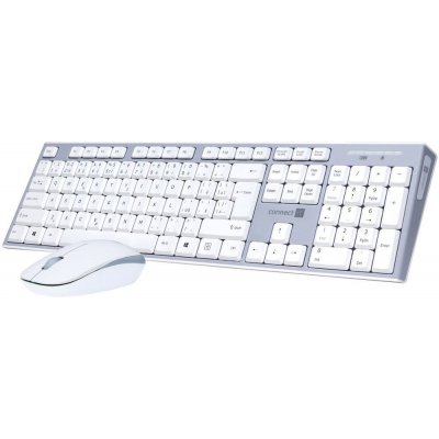 Connect IT Combo bezdrôtová biela klávesnica + myš (CKM-7510-CS)