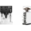 Rancilio Silvia PRO X, black + Eureka Mignon Libra, CR white