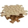 Ortopedická podlaha MUFFIK puzzle Ořechy hnědá