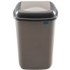 Kinekus Kôš na odpad QUATRO 28 l strieborný