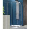 AQUATEK ABILITY A4 90cm sprchový kút štvorcový, profil chróm, sklo matné, ABILITYA4CH9061