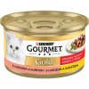 Gourmet Gold konzerva pre mačky losos, kura 85 g