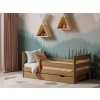 Detská posteľ KACPER 80x160cm dub