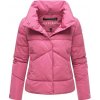 Marikoo Dámska krátka zimná bunda s vysokým golierom Jalliaa, berry rouge - XXL