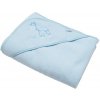 Pončo s kapucňou NEW BABY 90 x 100 cm modré