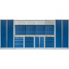 Kvalitní PROFI BLUE dílenský nábytek - 4535 x 2000 x 465 mm - MTGS1300AI