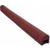 Gumový kryt obrubníka 76 x 80 mm x 1000 mm červená - 1 ks KO50RA