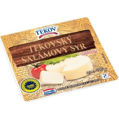 Tekovský salámový sýr údený blok 200 g