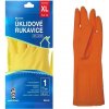 Rukavice latexové na upratovanie XL - žlté