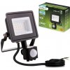 LED reflektor ZUNA2 10W 900lm 6500K IP44 Black Senzor pohybu LUMILED