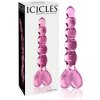Icicles No. 43 beaded, kind glass dildo