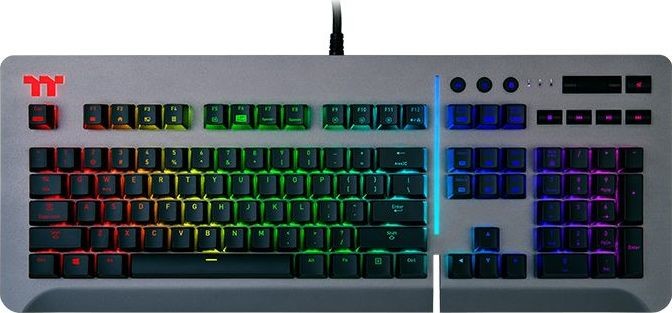 Thermaltake Level 20 RGB Titanium Gaming Keyboard KB-LVT-BLSRUS-01