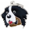 My Family gravírovateľný prívesok Bernese Moutntain Dog 3,2 x 3,7 cm