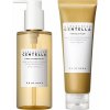 Skin1004 Double Súprava kozmetiky na dvojfázové čistenie pleti. Ľahký olej Centella Light Cleansing Oil umožňuje ľahko rozpustiť make-up, zatiaľ čo jemná pena na umývanie pleti Centella Ampoule Foam o