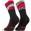 Dynafit ULTRA CREW SK ponožky, black out/ultra coral EU 39-42