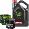Olej MOTUL 5100 10W40 4L. + Filter HF138, Suzuki GSX-R600, 97-21r.