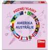 Dino Poznej vlajky: Amerika a Austrálie