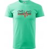 Cycling ekg - Klasické pánske tričko vyššej gramáže - XS ( Mätová )