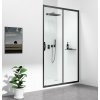 Gelco Gelco, SIGMA SIMPLY BLACK sprchové dvere posuvné 1100mm, číre sklo, GS1111B