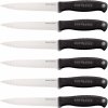Cold Steel 59 ksS6Z set steakových nožov 11 7 cm čierne 6 ks