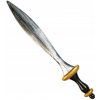 MEČ 69 CM RYTIERSKY DLHÝ STAROVEKÝ STRIEBORNÝ RYTIER