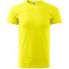 MALFINI HEAVY NEW 137 / Unisex tričko - citrónovo žltá XXXL