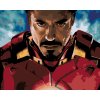 ZUTY Maľovanie podľa čísel - IRON MAN ZBLÍZKA Rámovanie: vypnuté plátno na rám, Rozmer: 40x50 cm