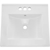 VEVOR Umývadlo 510x465MM Keramické umývadlo s 3 otvormi pre batériu