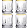PAŞABAHÇE Elysia Gold Pohár na whisky 350 ml