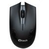 Myš C-TECH WLM-08, čierna, bezdrôtová, 1200DPI, 3 tlačidlá, USB nano receiver
