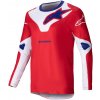 ALPINESTARS dres RACER VEIL červená/biela 2025 - XL