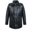 MAX Pánska kožená bunda 1003 černá