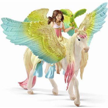 Schleich 70566 postavička víla Surah s trblietavým Pegasom