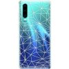 iSaprio Abstract Triangles 03 Huawei P30 biele