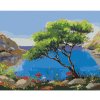 Diamondi Diamantové maľovanie - MORSKÁ KRAJINA Rámovanie: vypnuté plátno na rám, Rozmer: 40x50 cm