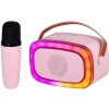 Trevi XR 8A01 a BT Miniparty Karaoke speaker ružový 3500875