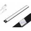 LED svetlo pod skrinku 3W CCT 60cm so senzorom pohybu čierne