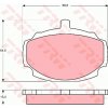 Sada brzdových platničiek kotúčovej brzdy TRW Automotive Aftermarket GDB331