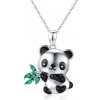 Olivie Strieborný náhrdelník PANDA 8479 Ag 925; ≤4,6 g.