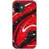 Picasee Fashion Case pre Apple iPhone 12 mini - Red black