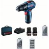 BOSCH Akumulátorový príklepový vŕtací skrutkovač GSB 12V-30 06019G9101