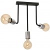 Luminex | Luster na tyči CANDELA 3xE27/15W/230V čierna | LU7684